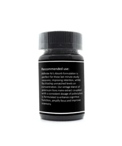 INfinite Rx brand Absorb model wellness supplement container with a sleek secure back closure